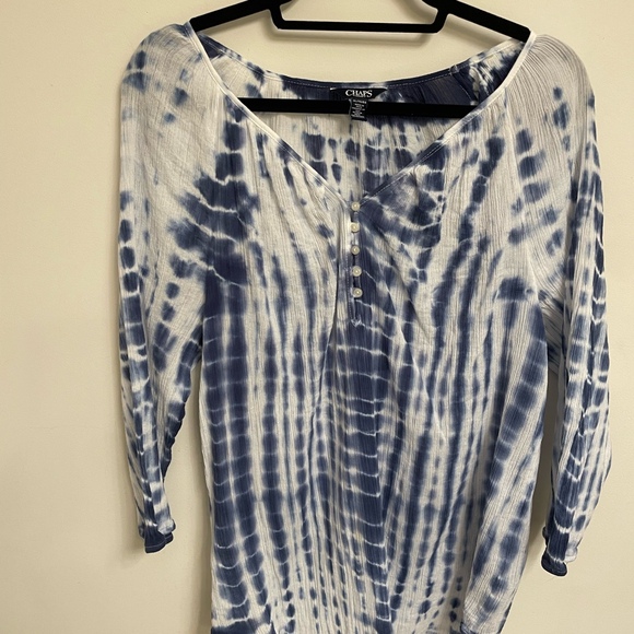 Chaps Tie Dye Women’s Top Size XL - Picture 1 of 4